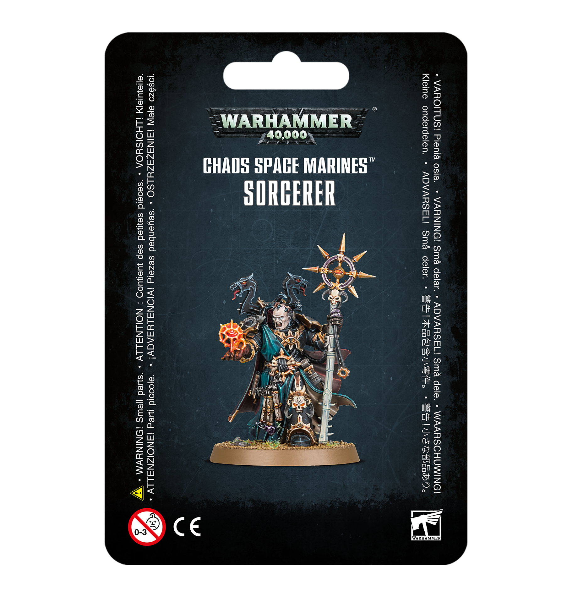 Warhammer 40k - Space Marine du chaos Sorcier (2019)