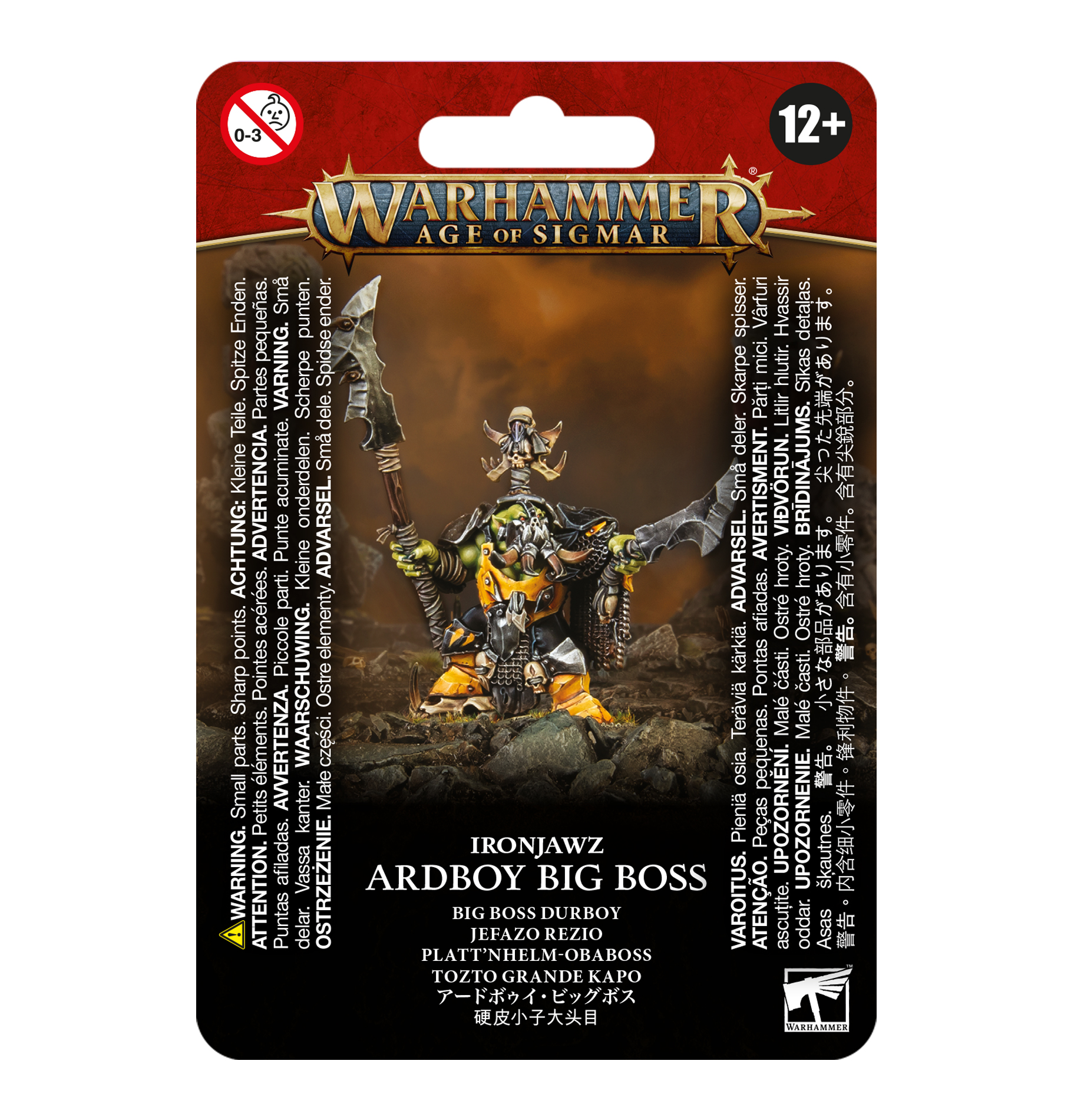 Warhammer AoS - Ironjawz Orruk Ardboy Grand Patron