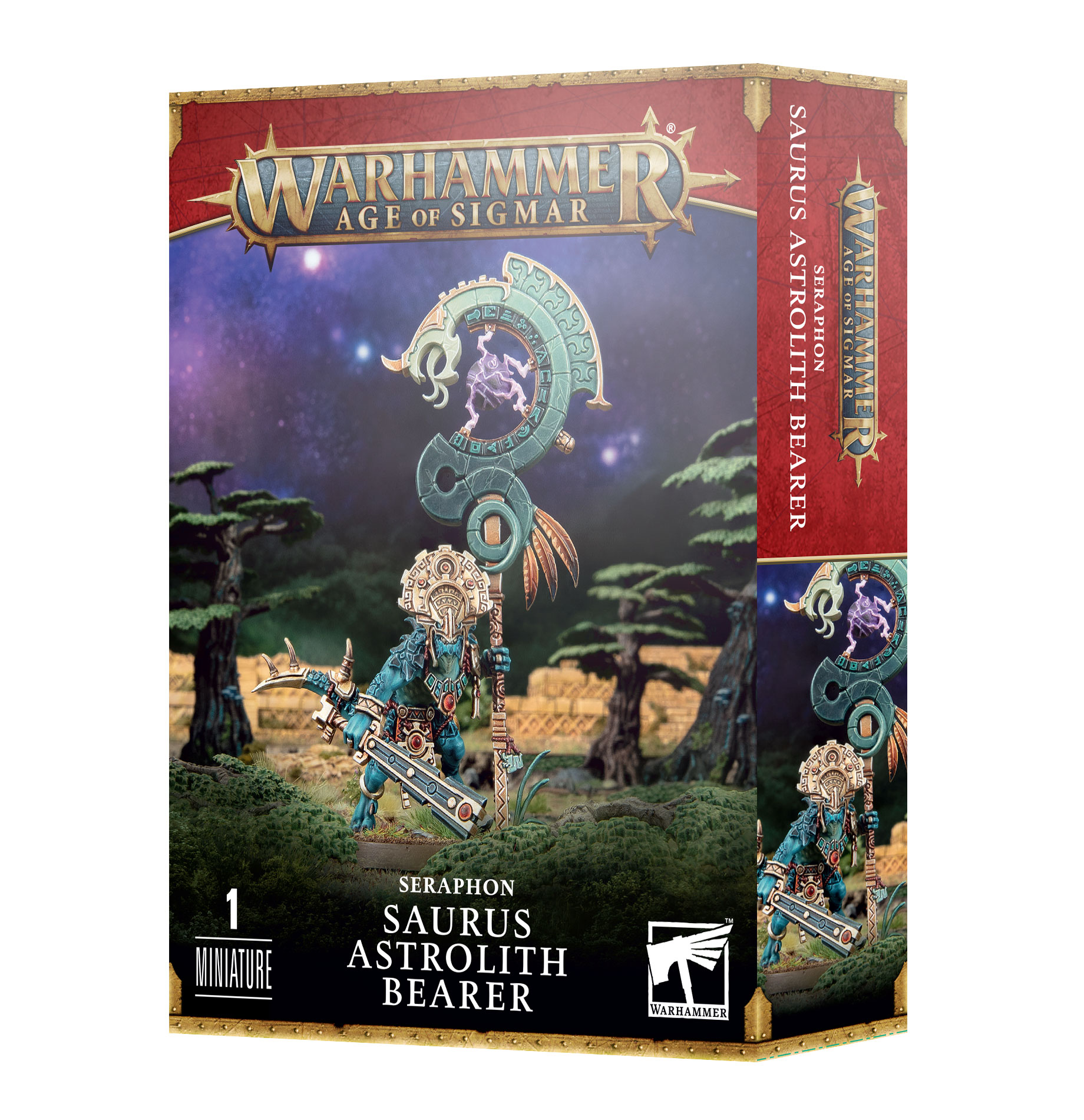 Warhammer AoS - Seraphon Porteur d'Astrolithe Saurus