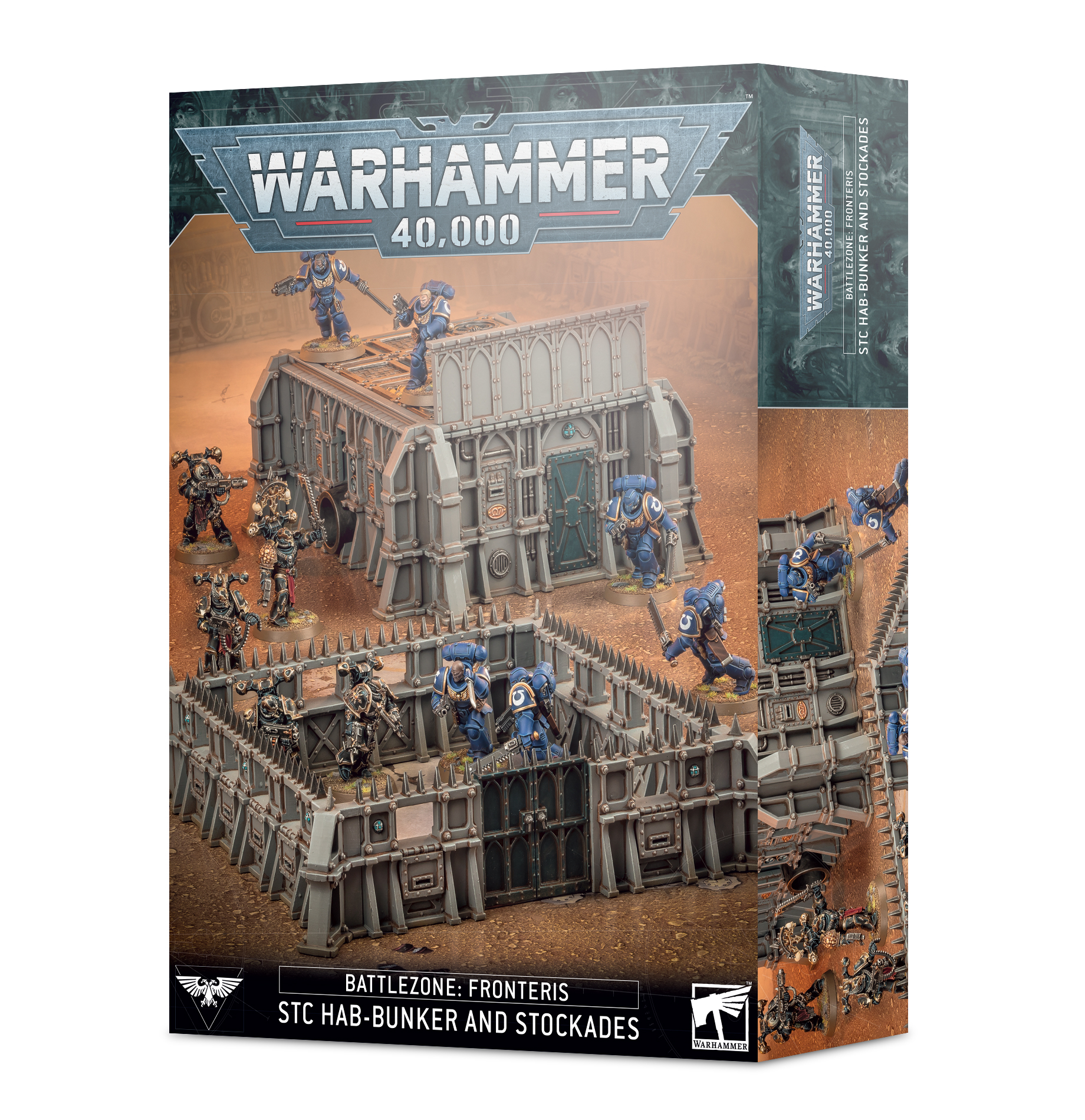 Warhammer 40k - Zone de Bataille Fronteris : SCS d'Hab-bunker et de Palissades